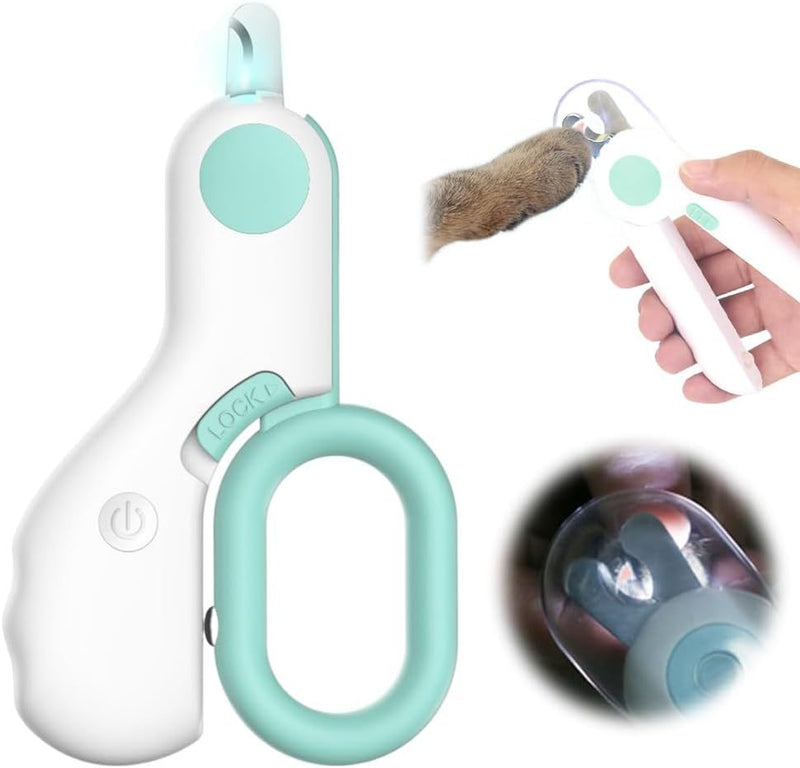 LED Pet Nail Clipper Cat Nail Clipper With Light Led Pet Nail Clippers For Cats Dogs Trim Your Pets Nails Easy And Pain-Free Grooming Tool Pet Nail Clippers