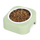 Pet stainless steel cat food tray
