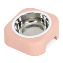 Pet stainless steel cat food tray