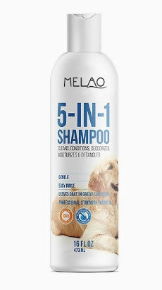 Pet Shampoo 473ml Five-in-one Soft And Clean Cats And Dogs Pet Shower Gel Shampoo