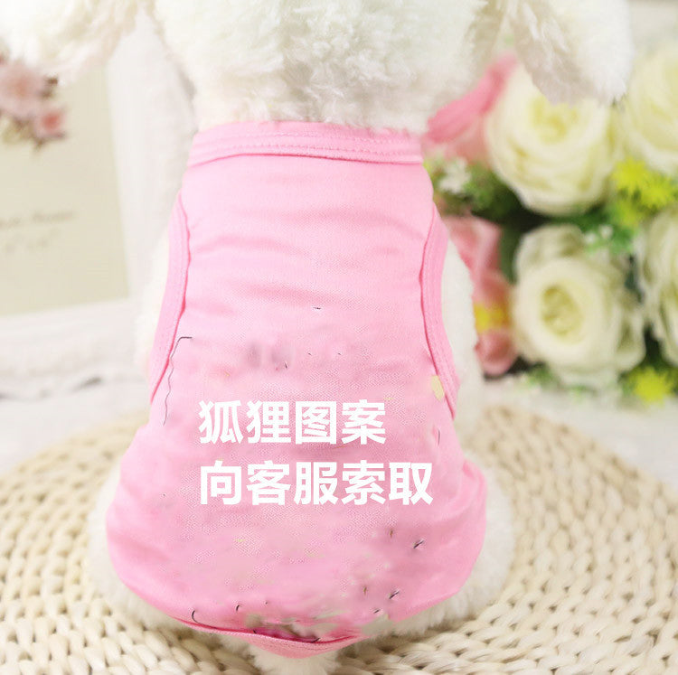 Cute Pet Vest Clothing Small Puppy Costume Summer Apparel