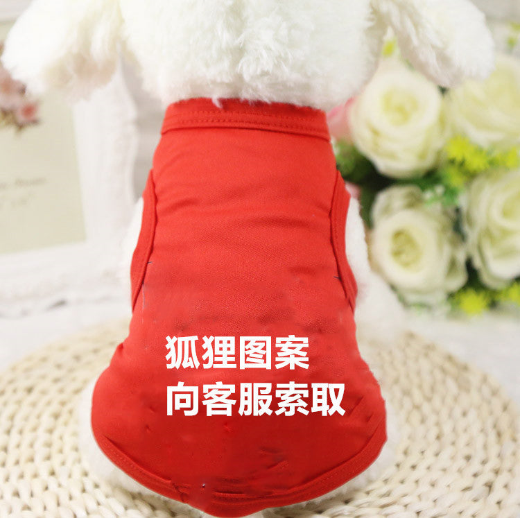 Cute Pet Vest Clothing Small Puppy Costume Summer Apparel