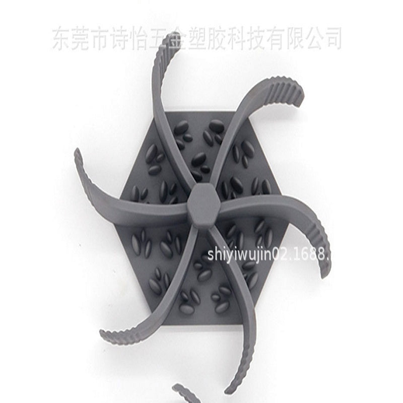 Dog Slow Food Bowl, Silicone Food Dispenser