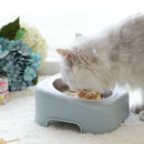 Pet stainless steel cat food tray