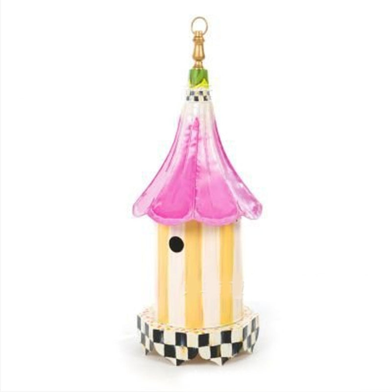 Metal Bird Feeder Creative Pattern Birdhouse Hanging Decor Garden Yard Window Parrot Feeding Pendant Decoration