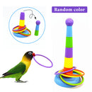 parrot loop stacking toy
