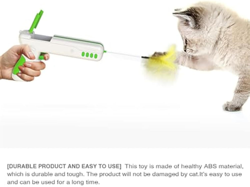 Tease Cat Stick Feather Cat Toys