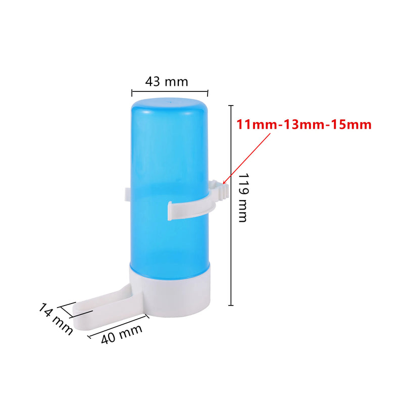 Bird Water Drinker Feeder Automatic Drinking Fountain Pet Parrot Cage Bottle Drinking Cup Bowls Pet Bird Supplies Dispenser