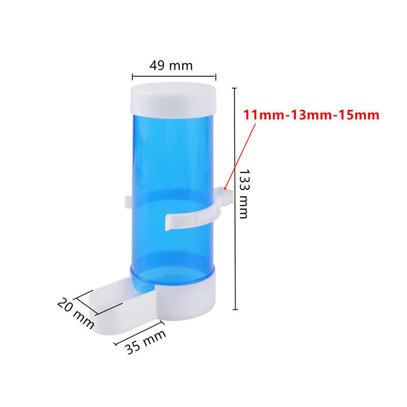 Bird Water Drinker Feeder Automatic Drinking Fountain Pet Parrot Cage Bottle Drinking Cup Bowls Pet Bird Supplies Dispenser