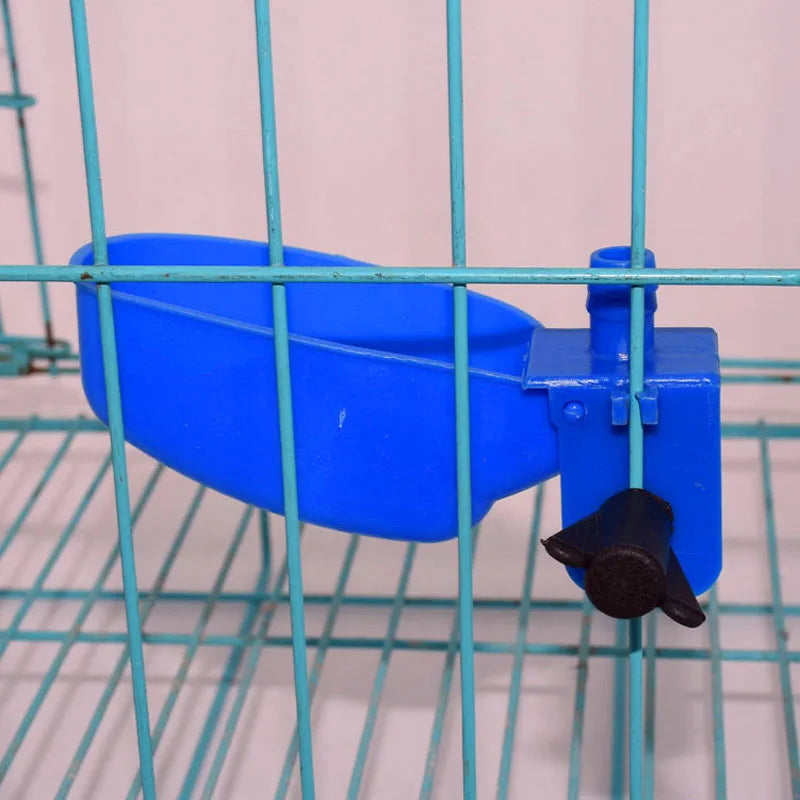 5 sets Bird drinking fountain Quail drinking Pigeons water bowl Poultry drinking cup Quail Cages Animal supplies