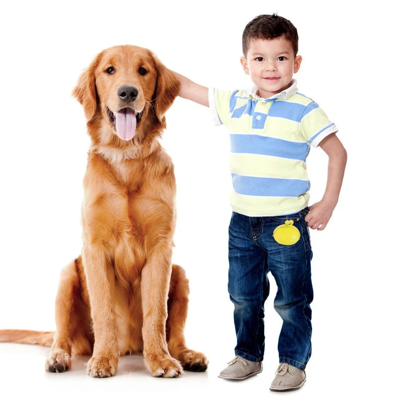 Silicone Pet Dog Train Food Snacks Pockets Bag Walking Dog Training Food Storage Waist Pet Travel Outdoor Product dog treat bag
