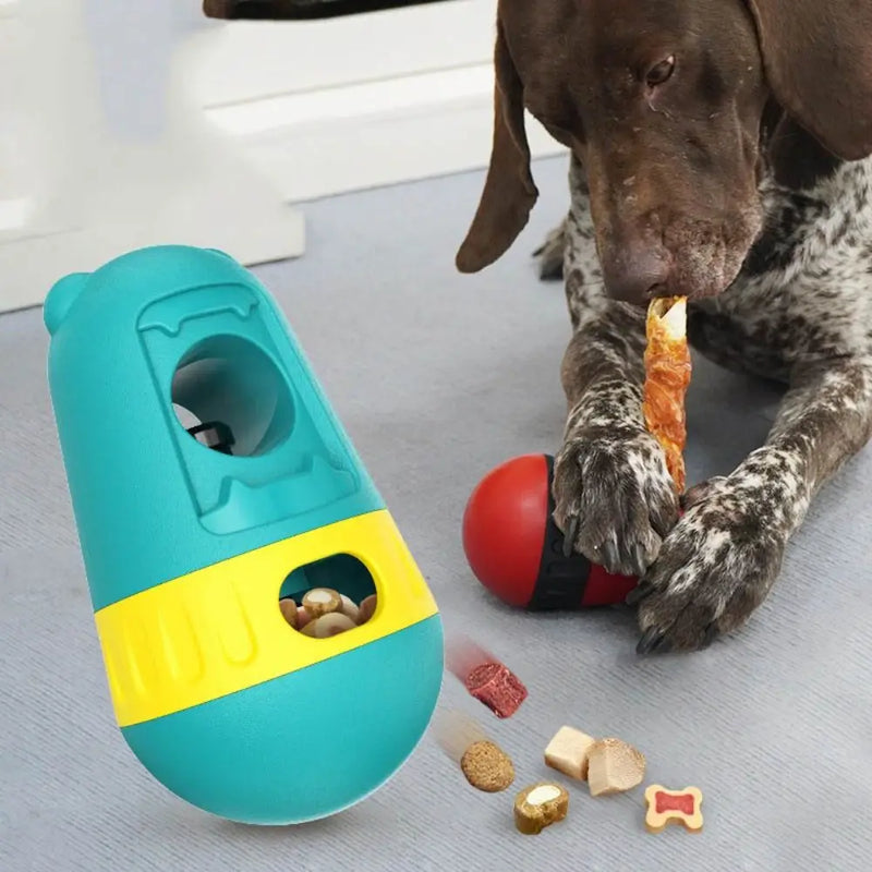 Bite Resistant Dog Treat Dispenser Toy Relieve Boredom Indoor Training Dog Interactive Slow Feeder Feeding Rotating