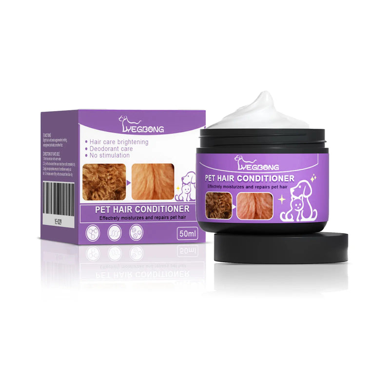 Pet Hair Conditioner Moisturizes Dry Coats, Reduces Shedding Long-Lasting Smoothness Adds Shine & Softness Enhances Coat Health