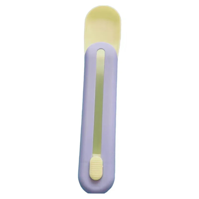 Pet Feed Spoon Food Scoop Cat Treat Bars Squeezer Cereal Dispenser Puppy Kitten Snack Liquid Food Scoop Kitty Treat Accessories