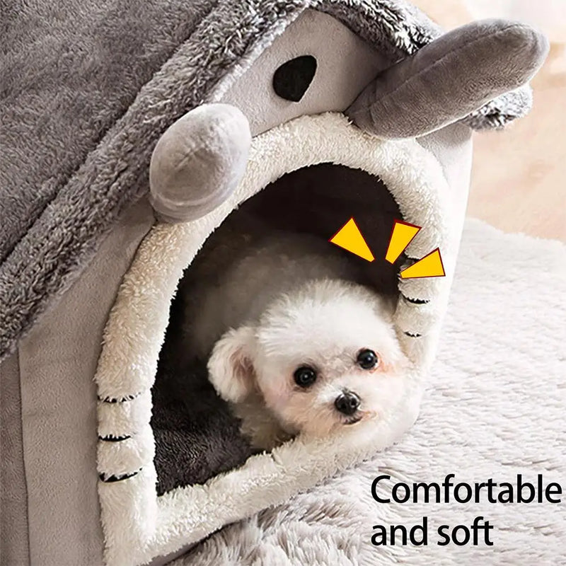 Pet Supplies Bed House Foldable Pet House Removable Washable Cat House Puppy Cave Sofa For Small Dogs And Small And Medium Cats