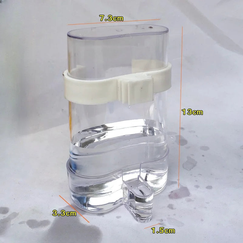 Bird Water Dispenser Bird Food Feeder Automatic Parakeet Bird Waterer Food Feeder Dispenser for Parrot Bird Cage Accessories