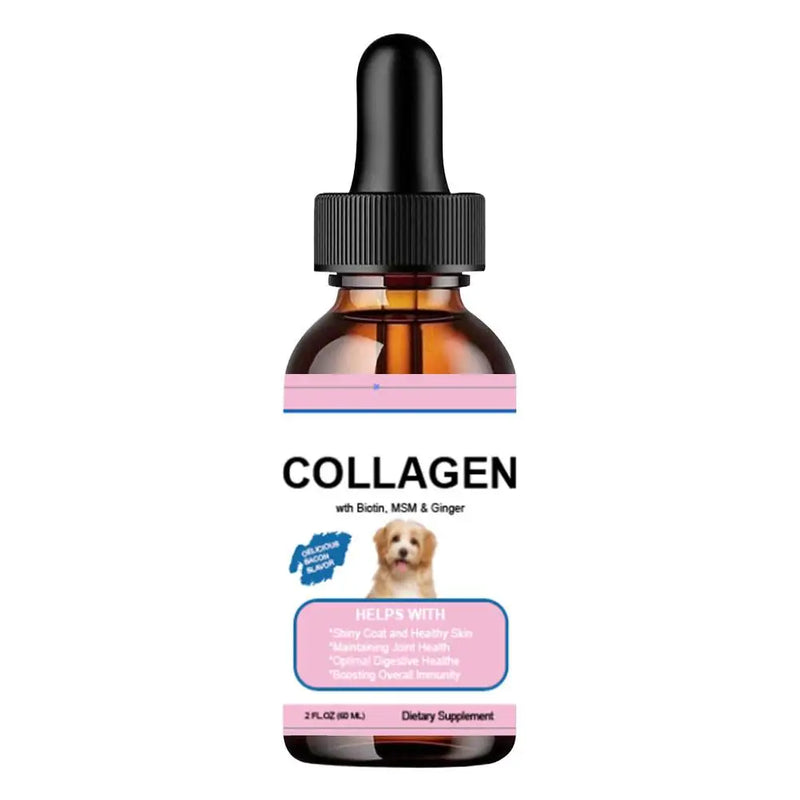 Pet Collagen Drops For Dogs And Cats Healthy Nutritional Supplement Protect Coat Enhance Body Condition Pet Nutritional Solution