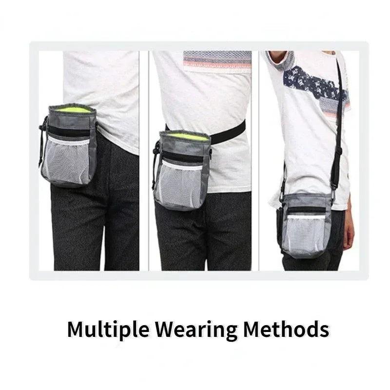 Pet Dog Puppy Training Treat Snack Pet Feed Pocket Pouch Multifunctional Pouch Food Crossbody Bag Pocket Dogwalking Waist Bag