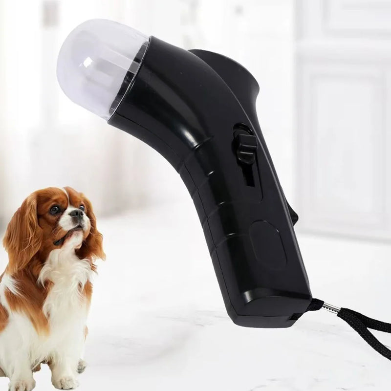 Pet Food Feeding Training Equipment Interactive Food Dispenser Launcher Gun Pet Treat Launcher for Dog Cat Exercise Training
