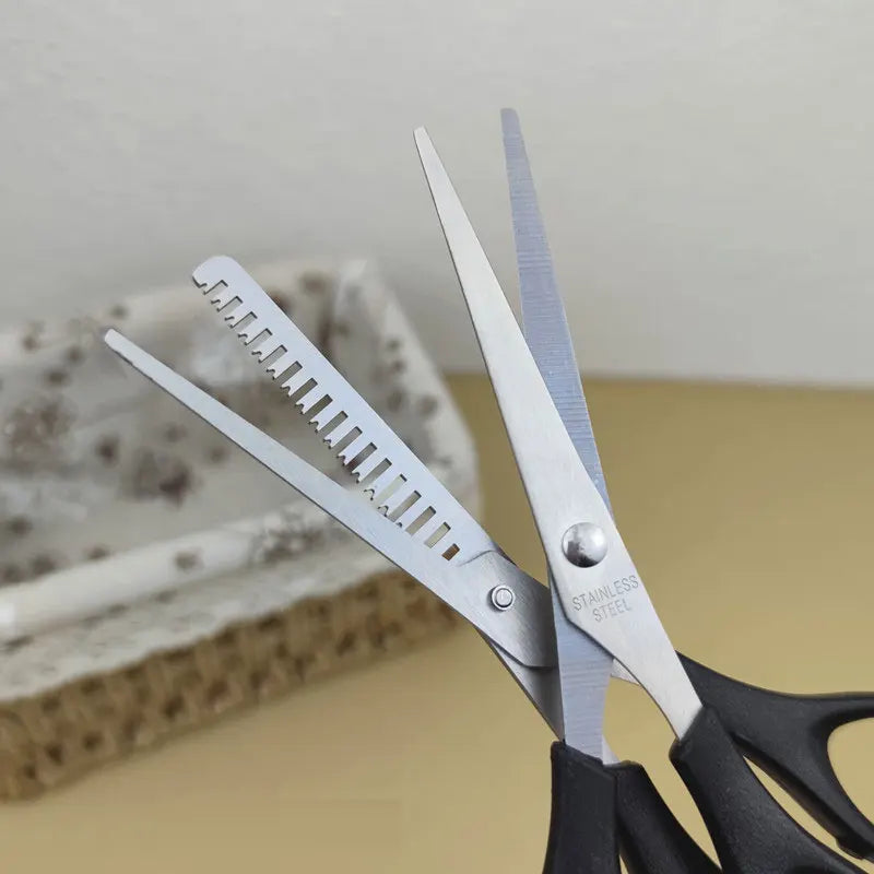 Children's Hair Cutting 4-piece Baby Hair Cutting Set Hair Scissors Thin Teeth Scissors Flat Scissors Cross Border Pet Scissors