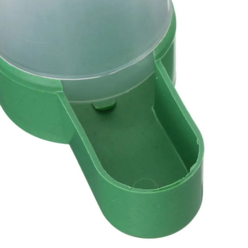 4pcs Bird Feeder Plastic Food Water Feeding Automatic Drinker Parrot Pet Parrot Drinking Cup Bowls Bird Supplies Accessories M/L