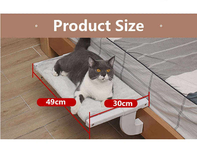 Hanging Cat Bed Pet Beds for Bedside Hammock Hanging Window Kitten Nest Removable Cat Sleeping Bed and Furniture Pet Products