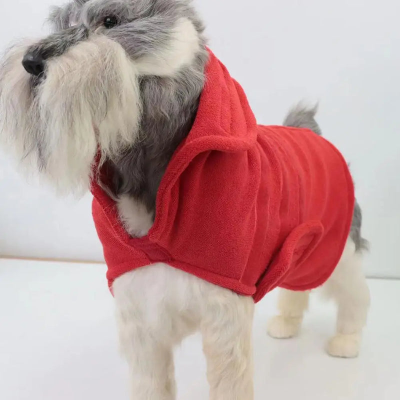 Pet Bathrobe Good Water Absorption Quick-dry Adjustable Comfortable Super Absorbent Fiber Wrapped Version Dog Towel Pet Supplies