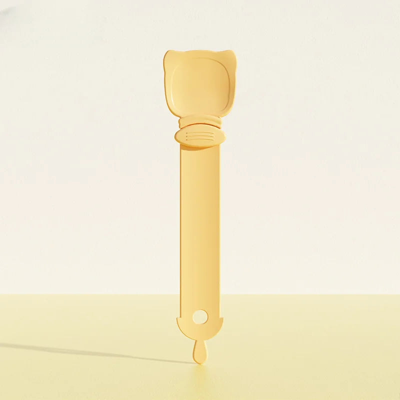 Pet Feeder Spoon Cat Snack Liquid Food Squeeze Tools Multifunctional Cat Feeding Spoon for Wet Food Treat Puppy Kitten Dispenser