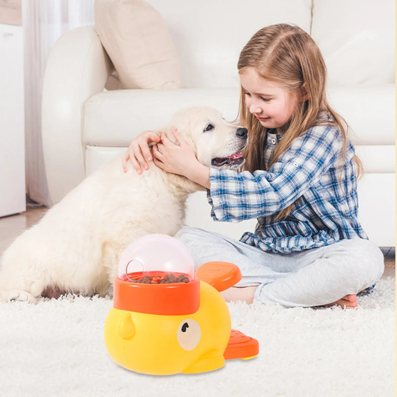 ‌Automatic Pet Feeder for Dogs Cats Interactive Food Dispenser with Feeding Toy Training Tool Travel Home Use