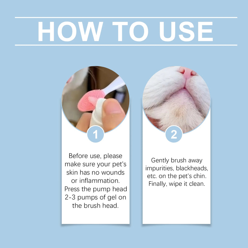 Pet Dental Care Kit for Dogs and Cats Teeth Cleaning Set Toothbrush 30ml Oral Solution Tartar Control Fresh Breath Gentle Hygien