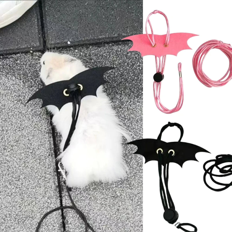 Hamster Traction Rope Anti Escape and Anti Bite Rope Golden Wire Bear Honey Bag Flying Squirrel Small Pet Accessories Cute Item