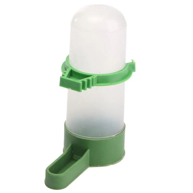 4pcs Bird Feeder Plastic Food Water Feeding Automatic Drinker Parrot Pet Parrot Drinking Cup Bowls Bird Supplies Accessories M/L