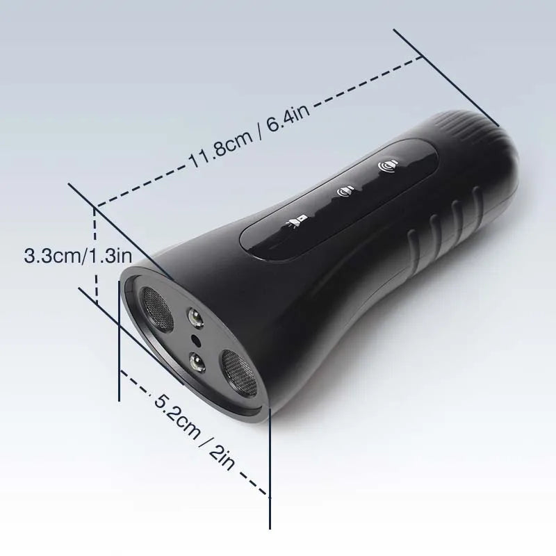2025 NEW Pet Dog Repeller Ultrasonic Dog Training Device Rechargeable Anti Dog Bark Deterrent Device with LED Dogs Accessories