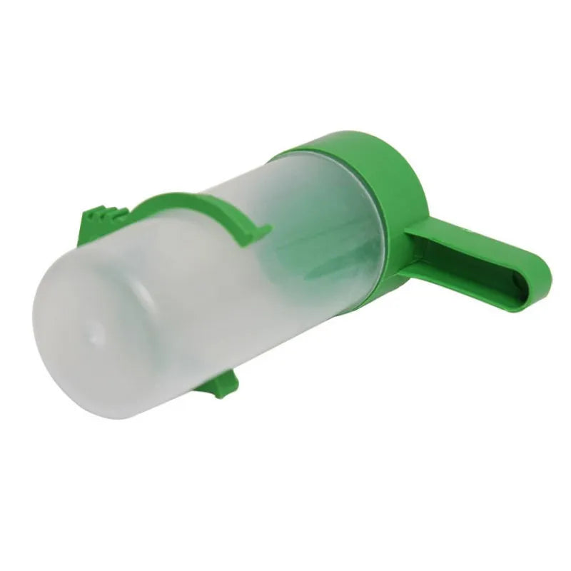 4pcs Bird Feeder Plastic Food Water Feeding Automatic Drinker Parrot Pet Parrot Drinking Cup Bowls Bird Supplies Accessories M/L