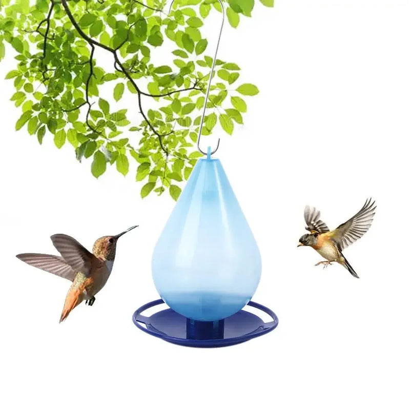 New Bird Flower Shaped Hanging Bird Feeder Birdbath For Garden Outdoor Decor,Yard Farm Supplies, Hummingbird Feeder Supplies