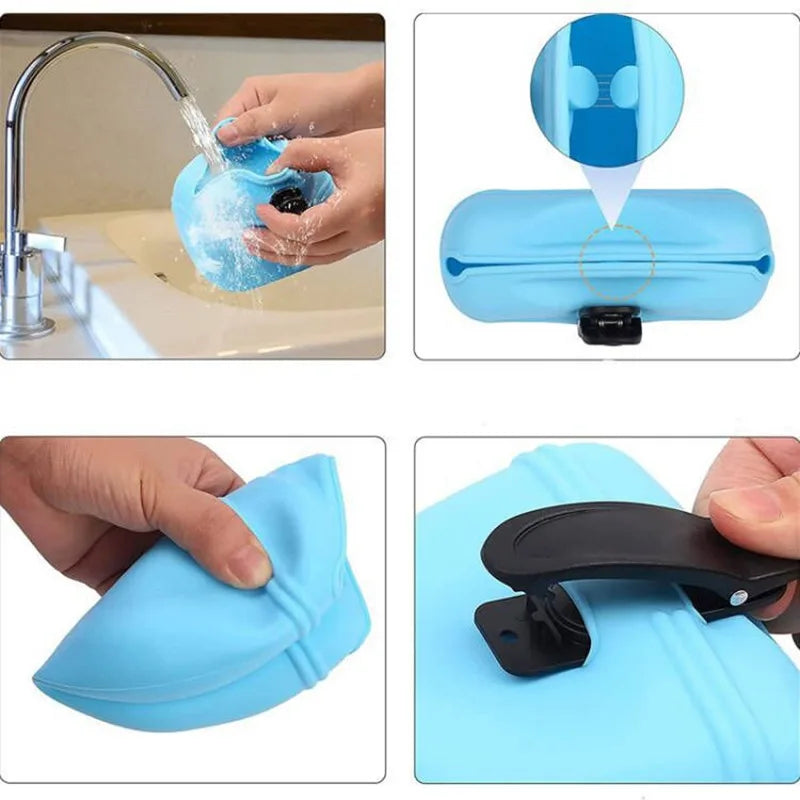 Silicone Dog Treat Bag Outdoor Feeder Puppy Snack Pouch Food Reward Storage Bag Pet Portable Dog Training Waist Bag