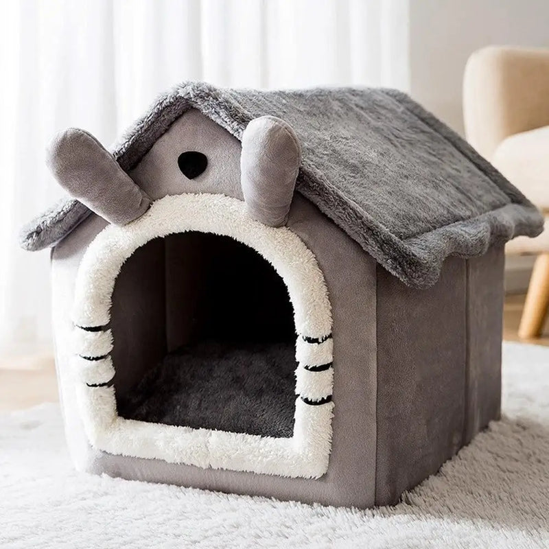 Pet Supplies Bed House Foldable Pet House Removable Washable Cat House Puppy Cave Sofa For Small Dogs And Small And Medium Cats
