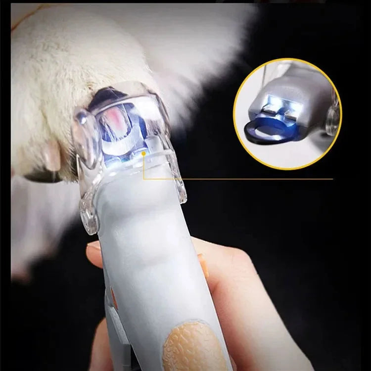 Professional Pet Nail Clipper Scissors With LED Light Cat Dog Nail Clippers Tool Scissors Nail Toeclaw Cutter Scissors for Pet