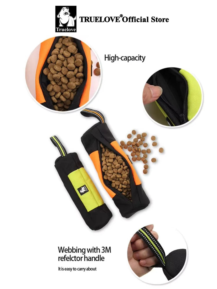 Truelove Dog Training Retriever Snack Bag Oxford Reusable with Zipper High Quality Durable Treat Pouch TLT1951
