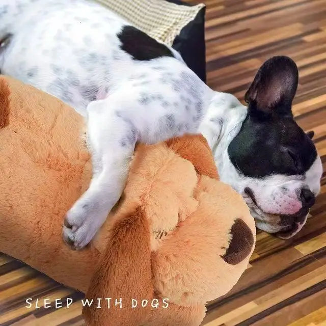 Pet Dog Plush Toys and Heartbeat Simulator Stress Relief Anxiety Relief Boredom Accompany Sleep Interactive Toys