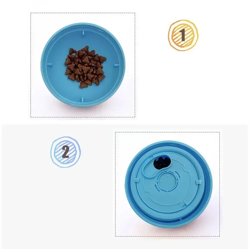 Pet Dog Leakage Food Balls Adjustable Anti Choke Slow Feeder Treat Dispenser Iq Training Educational Toy