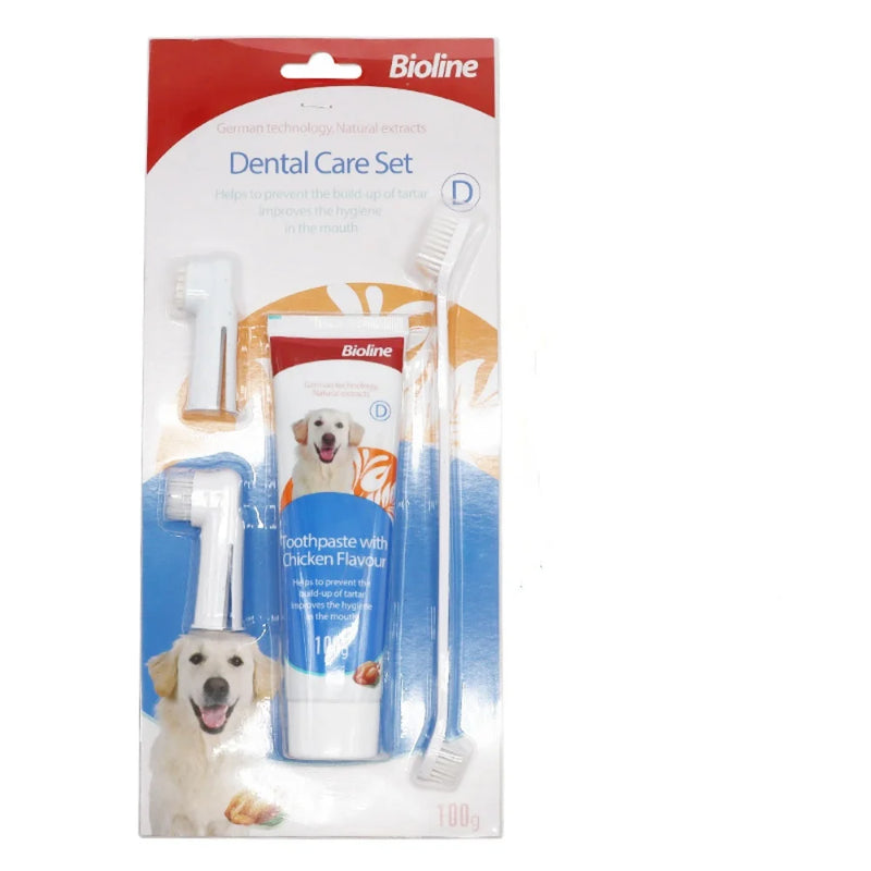 Pet Dog Toothpaste Beef, Chicken, Mint, Sweet Orange Flavors Oral Cleaning Care Fresh Breath Brushing Supplies for Pets