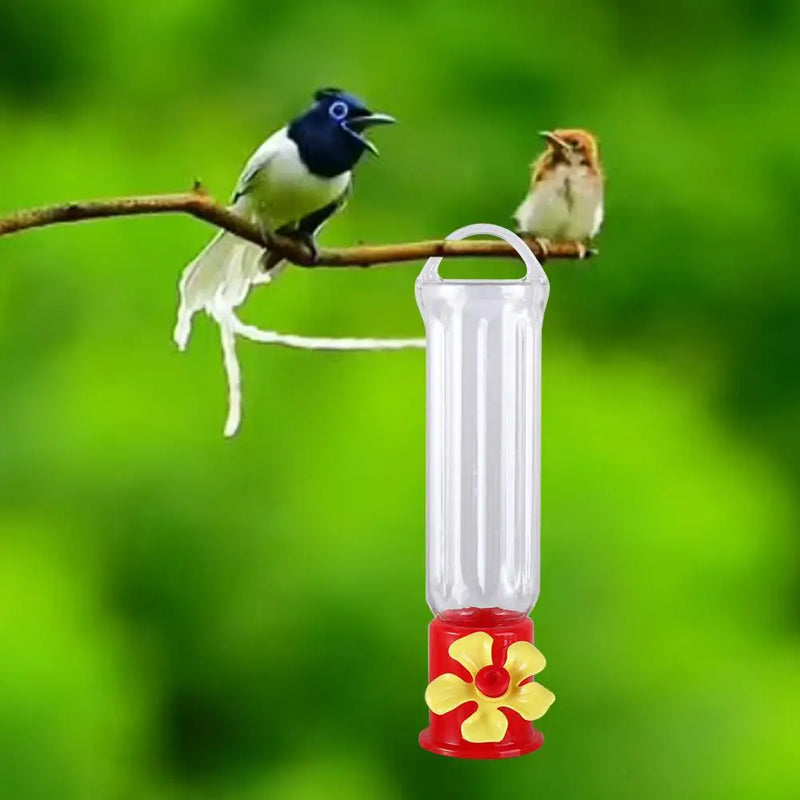 Bird Supplies Plastic Hummingbird Feeders Removable Leak-proof Hanging Bird Feeders Transparent Long-lasting Garden