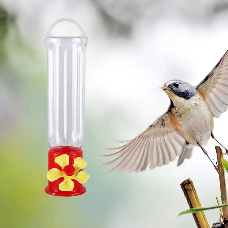 Bird Supplies Plastic Hummingbird Feeders Removable Leak-proof Hanging Bird Feeders with Hanging Wires Long-lasting Yard