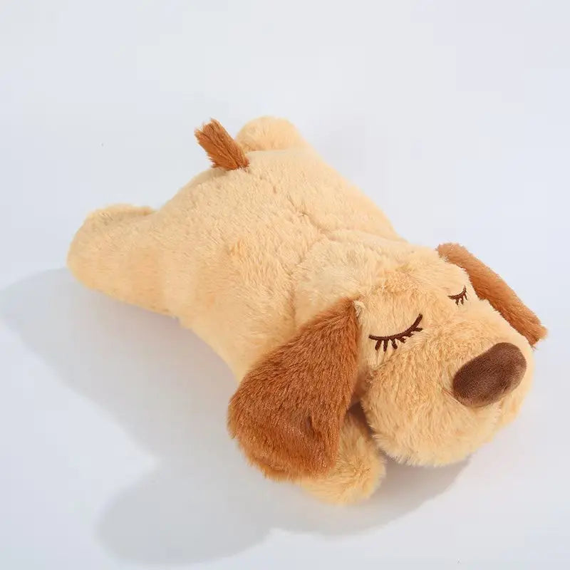 Pet Dog Plush Toys and Heartbeat Simulator Stress Relief Anxiety Relief Boredom Accompany Sleep Interactive Toys