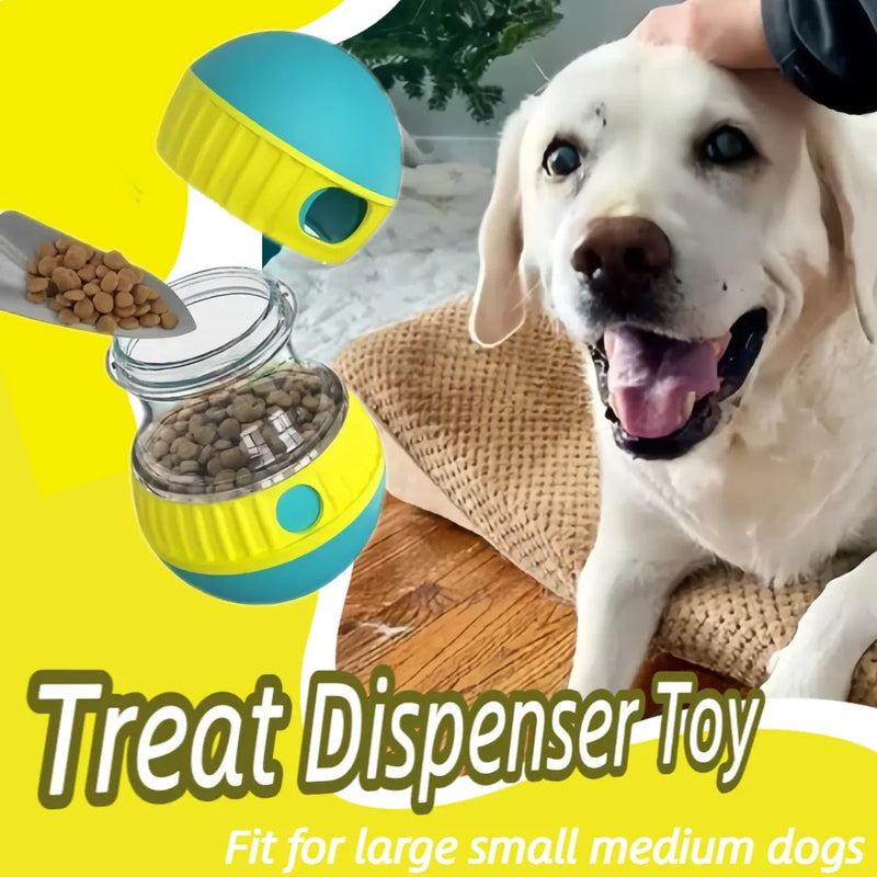 Interactive Dog Toy for Small Large Dogs Cats Treat Dispenser Leaking Food Slow Feeder Pets Ball Toys Training Labrador Supplies
