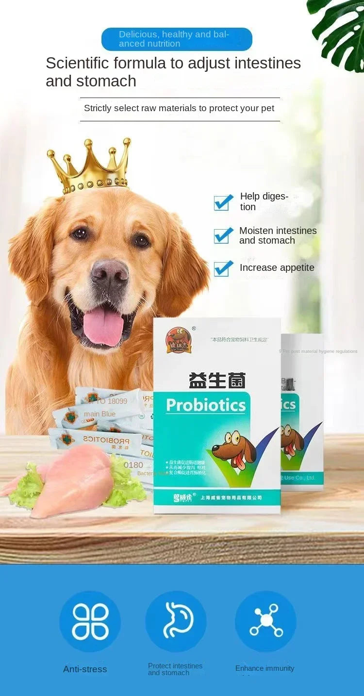 Pet probiotics regulate stomach and enhance appetite cats and dogs general diarrhea constipation vomiting