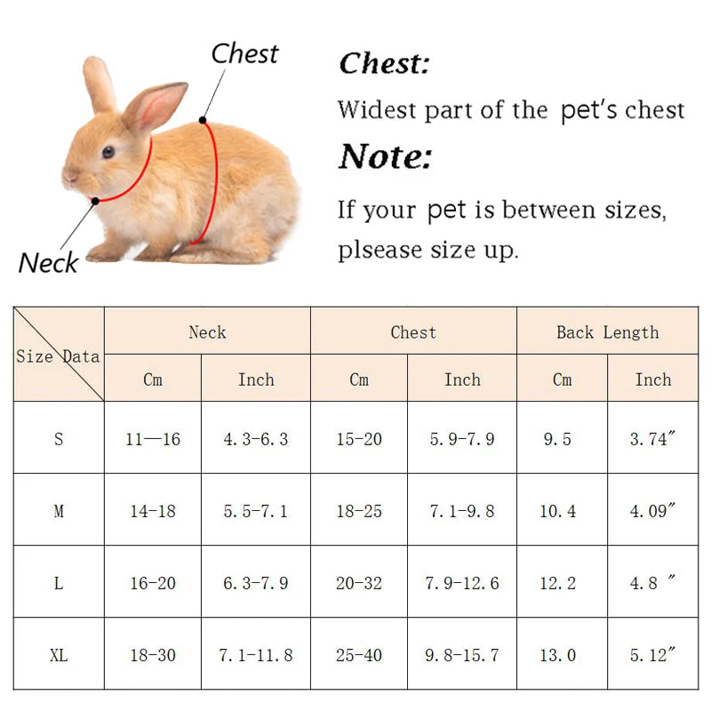 Mesh Breathable Pet leash Ferret Leash Set for Small Animals Rabbit Hamsters Summer Walking Pet Lead mascotas Accessories