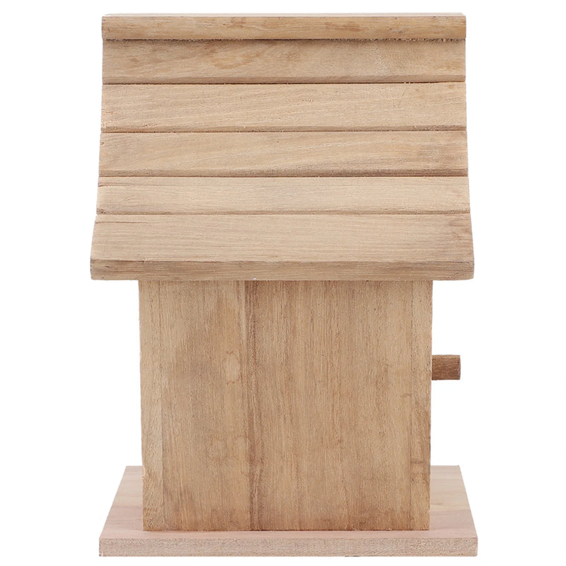 Wood Bird House Breeding Box Sturdy Hanging Bird House Pet Supplies for Parrots Budgerigar Small Birds