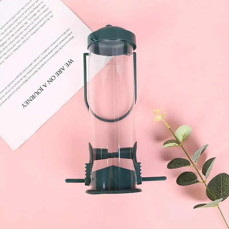 Bird Seed Feeder Hanging Bird Feeder Wild Bird Seed Feeder Garden Paddock Bird Feeding Tool Pet Supplies For Small Birds